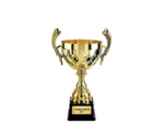 Coupe classique or h 37 cm d 180 mm