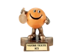 Trophee resine humour tdt h. 11 cm