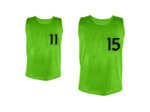 Lot de 5 chasubles numéro 11 à 15