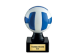 Trophee plastique volley h 13 cm