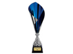Coupe prestige arg/bleu h 61 cm