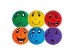 Lot de 12 balles émotions