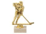 Trophee sujet plas or hockey h 15cm