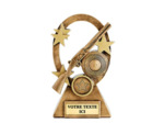Resine ball trap h. 16 cm