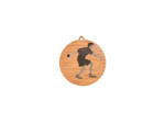 Medaille en bois petanque diametre