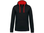 Sweatshirt capuche contrastée homme