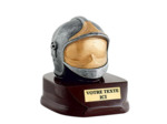 Resine casque pompier h. 10 cm