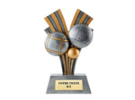 Trophee resine boule petanque h.21cm