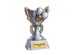 Trophee resine discip petanque h 11cm