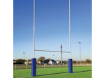 Paire de buts de rugby aluminium 11m avec charnières