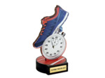 Trophee bois running h 20 cm