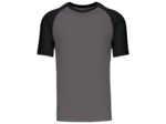 T-shirt bicolore manches courtes