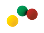 Balle a jongler - pvc - le lot de 3