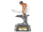 Trophee resine gym homme h. 21 cm