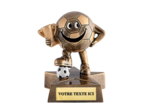 Trophee resine foot h. 10cm