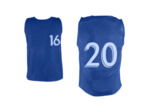 Lot de 5 chasubles numéro 16 à 20