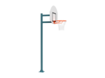 PANIER DE BASKET 2,60 M DÉPORT 0,60 M A SCELLER