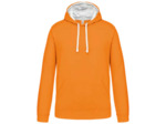 Sweatshirt capuche contrastée homme