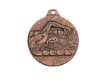 Medaille frappee fer brz natation d 32mm