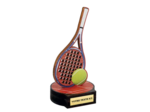 Trophee bois tennis h 20 cm