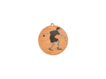 Medaille en bois petanque diametre