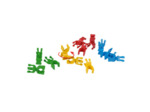 Lot de 12 pinces rotatives