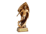 Trophee resine joueur foot 3d h.31cm