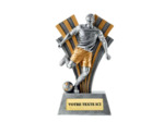 Trophee resine joueur foot 3d h.16cm