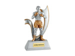 Trophee resine boxeur h.20 cm