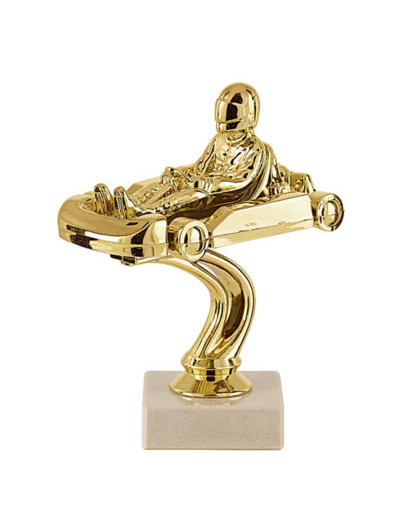 Trop sujet plas or karting h 15cm