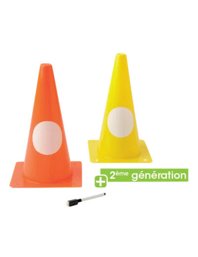 Lot de 5 cones 30 cm pour marquage