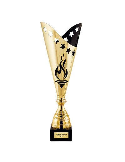 Coupe discipline flambeau or/noir(e