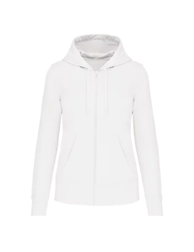 Sweat-shirt ecoresponsable zippe a