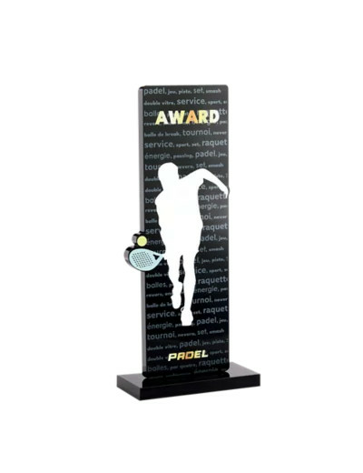 Trophee acrylique personnalisable n
