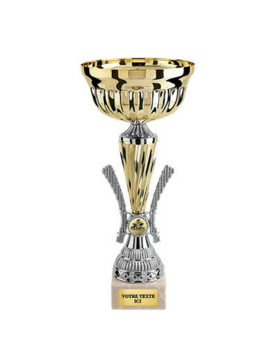 Coupe class or/arg h 35 cm d 160 mm