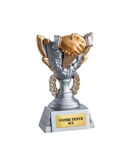 Trophee resine discip fair-play h 11cm