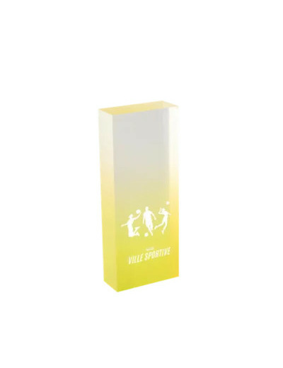 Trophee acrylique personnalisable j