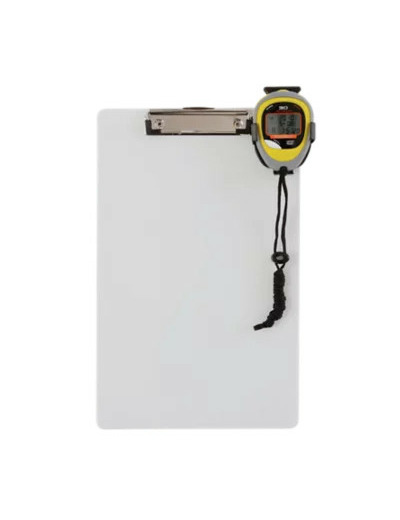 Planchette de chronometrage avec cl