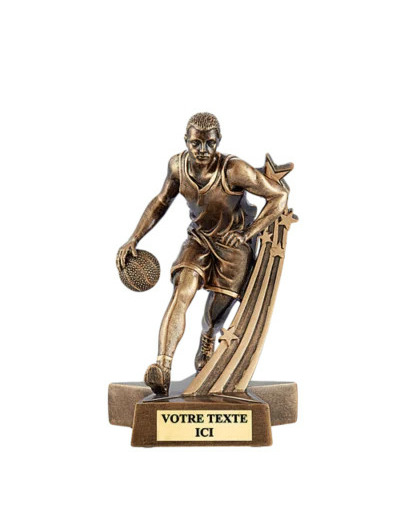 Trophee resine joueur basket h. 20 cm