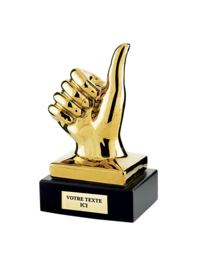 Trophee ceramique 19cm