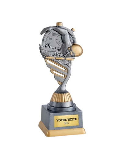 Trophee plastique natation h 18 cm