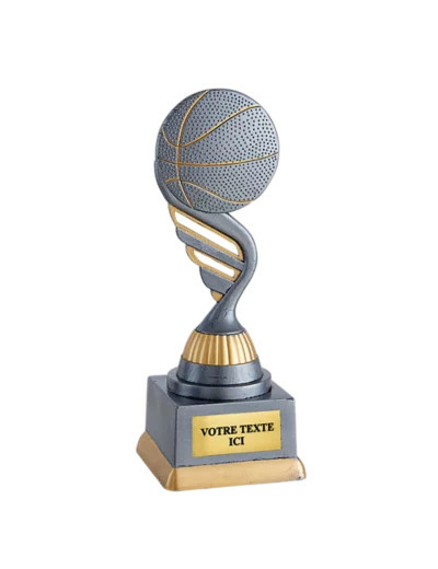 Trophee plas basket-ball h 18 cm