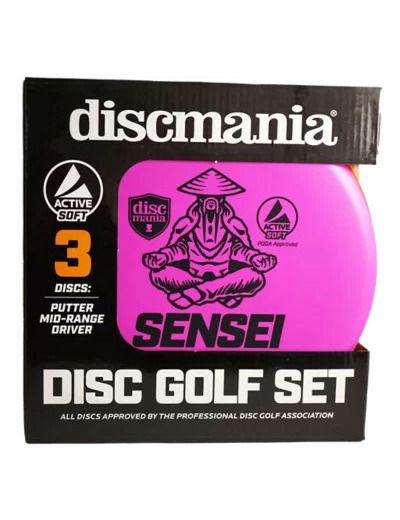 Pack 3 frisbees de disc golf