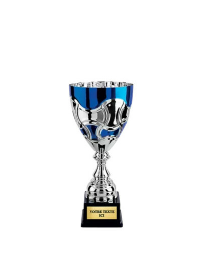Coupe class arg/bleu h 40cm d 180mm