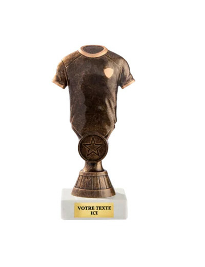 Petit trophee plastique bronze foot