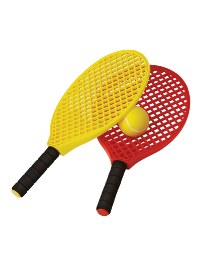 Lot de 2 raquettes + 1 balle mini tennis