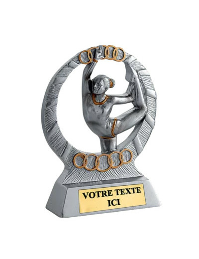 Trophee resine eco gym femme h. 11 cm