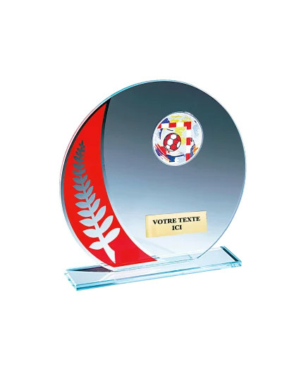 Trophee verre h. 18cm