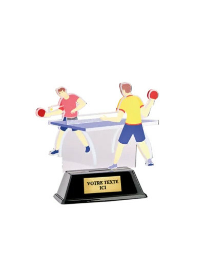 Trophee acrylique personnalisable t