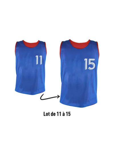 Lot de 5 chasubles revers nume